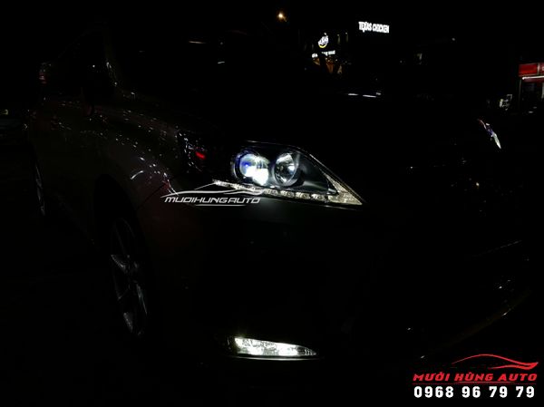 Độ Đèn Pha Bi LED Laser Jaguar 65W Siêu Sáng Cho Lexus RX350 2014