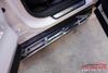 Gắn Bệ Bước Chân Theo Xe Hyundai Santafe 2021- 2022 Mẫu Inox Gương Sang Chảnh