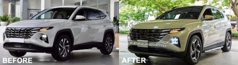 Combo Độ 8 Bi LED KMR Cho Xe Hyundai Tucson 2023