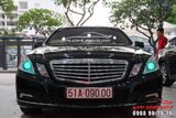 Combo độ bi xenon Domax kết hợp mắt quỷ xe Mercedes E300