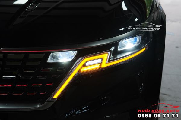 Độ 4 Bi LED Wolf Light Siêu Sáng Cho Đèn Pha Xe Kia Carnival 2022