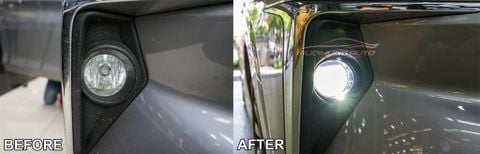 Độ Đèn Bi LED Gầm Eagle F-Light 5000K Cho Xe Toyota Veloz Cross 2022