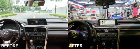 Combo Màn Hình Android Tích Hợp Camera 360 Cho Xe Lexus RX350 2018