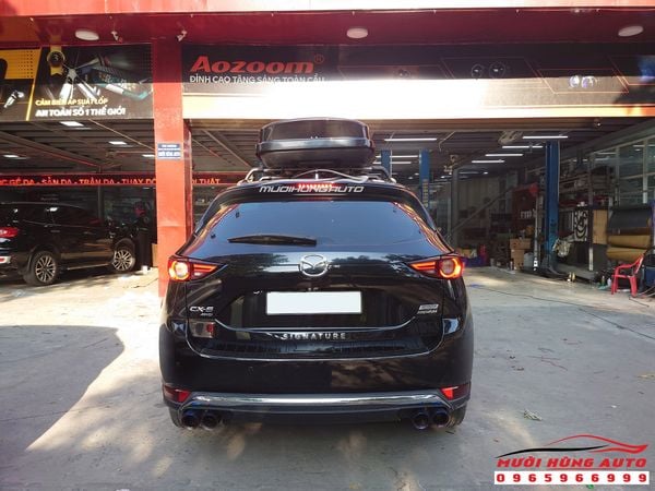 Gắn Cốp Nóc Để Đồ 460L Và Baga 2 Thanh Ngang Cho Xe Mazda CX5