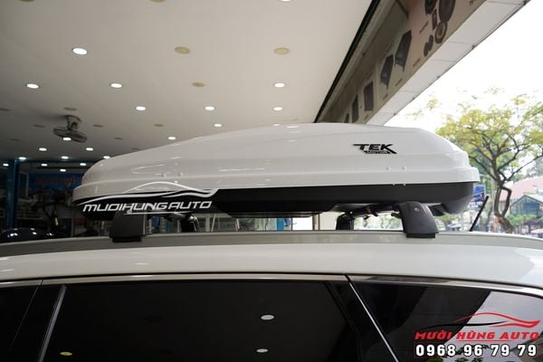Gắn Cốp Nóc Để Đồ Kiểu Phi Thuyền Cho Xe Hyundai Santafe 2019 - 2020