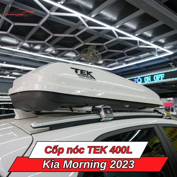 Cốp Nóc TEK 400L Cho Xe Kia Morning 2023