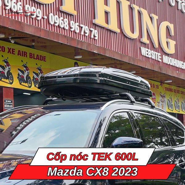 Cốp Nóc TEK 600L Cho Xe Mazda CX8 2023