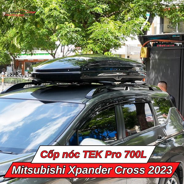 Cốp Nóc TEK Pro 700L Cho Xe Mitsubishi Xpander Cross 2023