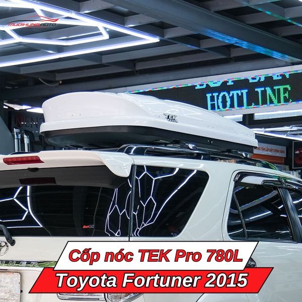Cốp Nóc TEK Pro 780L Cho Xe Toyota Fortuner 2015