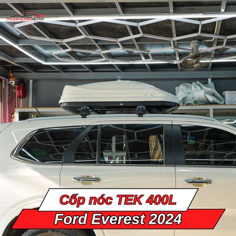 Cốp nóc TEK 400l cho xe Ford Everest 2024
