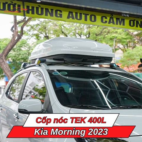Cốp nóc TEK 400l cho xe Kia Morning 2023