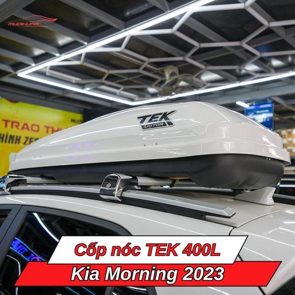 Cốp Nóc TEK 400L Cho Xe Kia Morning 2023