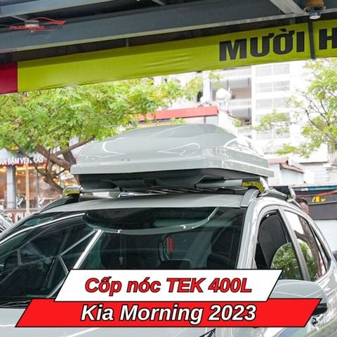Cốp nóc TEK 400l cho xe Kia Morning 2023