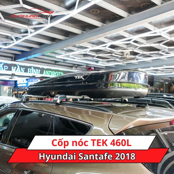 Cốp nóc TEK 460L cho xe Hyundai Santafe 2018