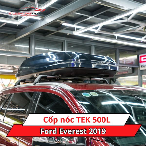 Cốp nóc TEK 500L cho xe Ford Everest 2019