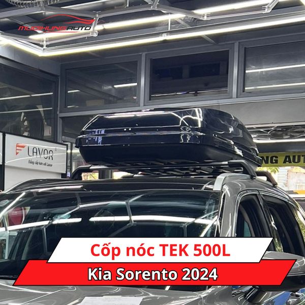 Cốp nóc TEK 500L cho xe Kia Sorento 2024