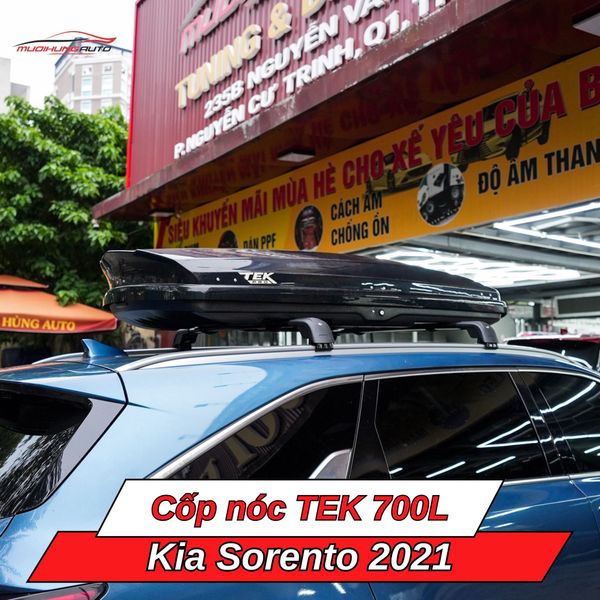 Cốp Nóc TEK 700L Cho Xe Kia Sorento 2021