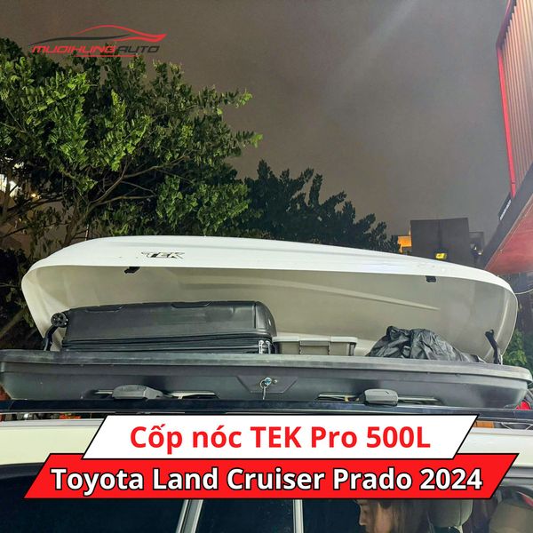 Cốp Nóc TEK Pro 500L Cho Xe Toyota Land Cruiser Prado 2024