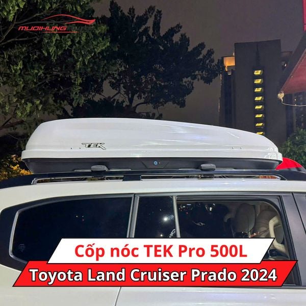 Cốp Nóc TEK Pro 500L Cho Xe Toyota Land Cruiser Prado 2024