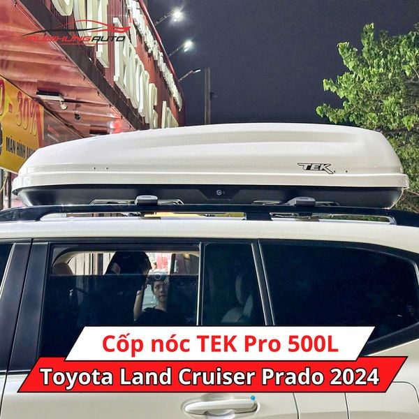 Cốp Nóc TEK Pro 500L Cho Xe Toyota Land Cruiser Prado 2024