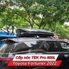 Cốp Nóc TEK Pro 600L Cho Xe Toyota Fortuner 2022