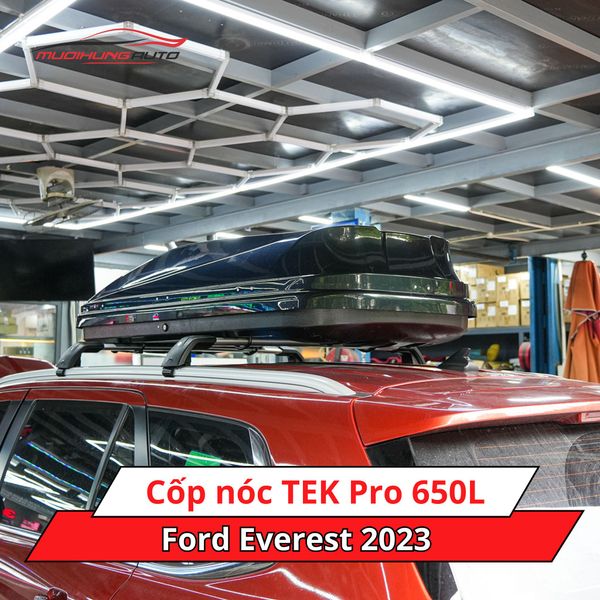 Cốp Nóc TEK Pro 650L Cho Xe Ford Everest 2023