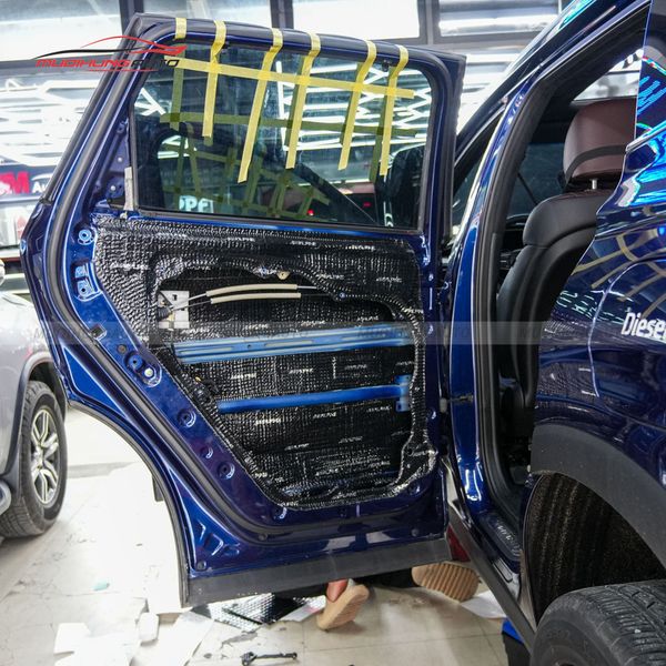 Cách Âm Cửa Xe Hyundai Santafe 2019