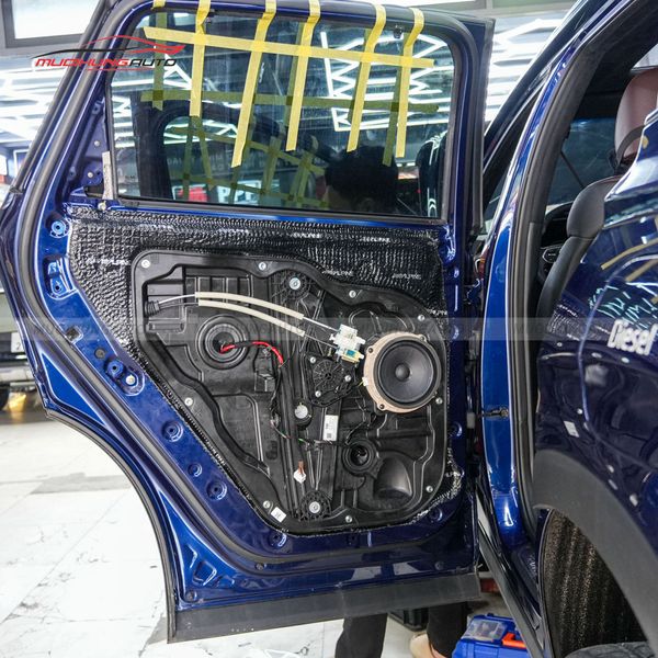 Cách Âm Cửa Xe Hyundai Santafe 2019