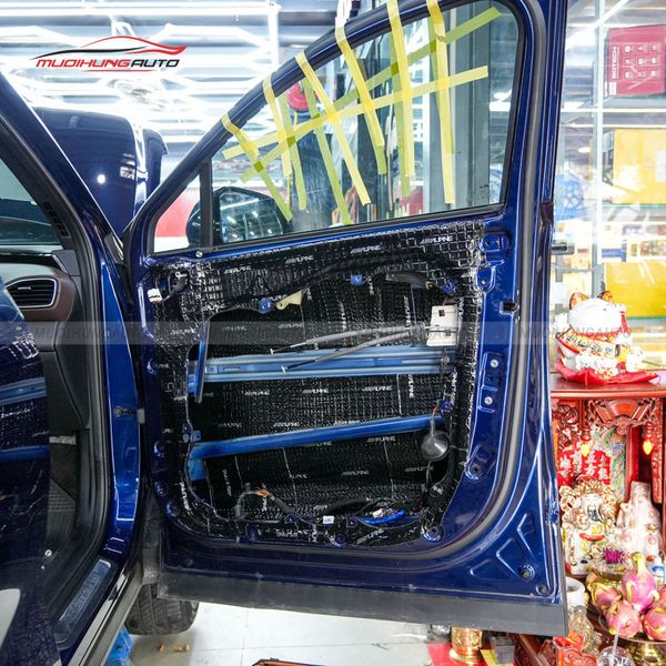 Cách Âm Cửa Xe Hyundai Santafe 2019