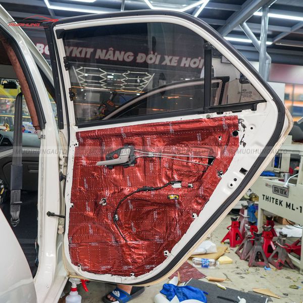 Cách Âm Cửa Xe Kia Morning 2013