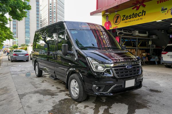 Dán Phim Cách Nhiệt Ntech Cho Xe Ford Transit 2023 Chính Hãng