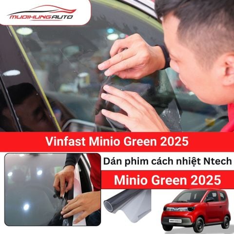 Dán Phim Cách Nhiệt Ntech Ô Tô Vinfast Minio Green