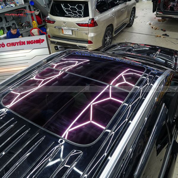 Dán Phim PPF TPU SUNROOF Cách Nhiệt Cửa Sổ Trời Xe Ford Explorer 2024