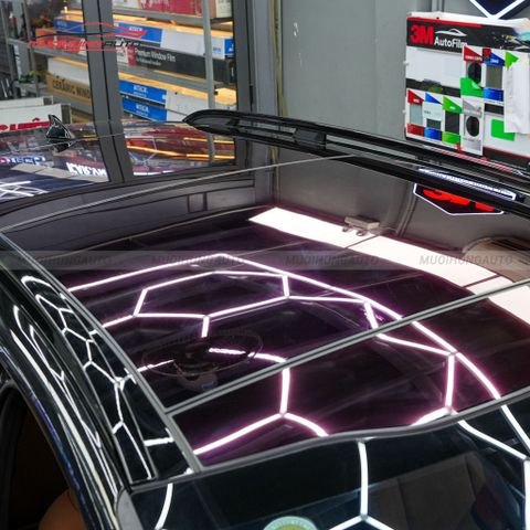 Dán phim PPF TPU SUNROOF cách nhiệt cửa sổ trời Kia Sportage 2024