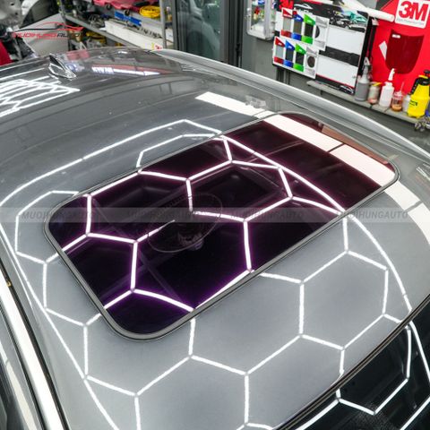 Dán phim PPF TPU Sunroof cách nhiệt cửa sổ trời xe Mazda CX5 2024