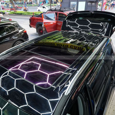 Dán phim PPF TPU Sunroof cách nhiệt cửa sổ trời xe Ford Explorer 2024