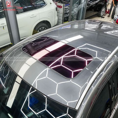 Dán phim PPF TPU Sunroof cách nhiệt cửa sổ trời xe Mazda CX5 2024