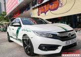 Dán Tem Cảnh Sát Dubai Xe Honda Civic Màu Trắng