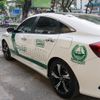 Dán Tem Cảnh Sát Dubai Xe Honda Civic Màu Trắng