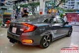 Dán Tem Decal Ô Tô Xe Honda Civic 2019 Màu Bạc