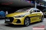 DÁN TEM DECAL XE  HYUNDAI ELANTRA MÀU VÀNG