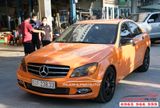 Dán Tem Đổi Màu Xe Mercedes C230 Tại TPHCM