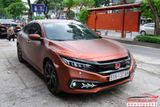 Dán Tem Màu Nâu Cam Độc Lạ Xe Honda Civic 2019 - 2020