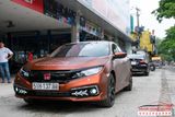 Dán Tem Màu Nâu Cam Độc Lạ Xe Honda Civic 2019 - 2020