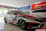 Dán Tem Trùm Xe Honda Civic Màu Trắng 2019 Tem Chính Hãng