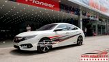 Decal Dán Honda Civic RS Màu Trắng Chất Lượng