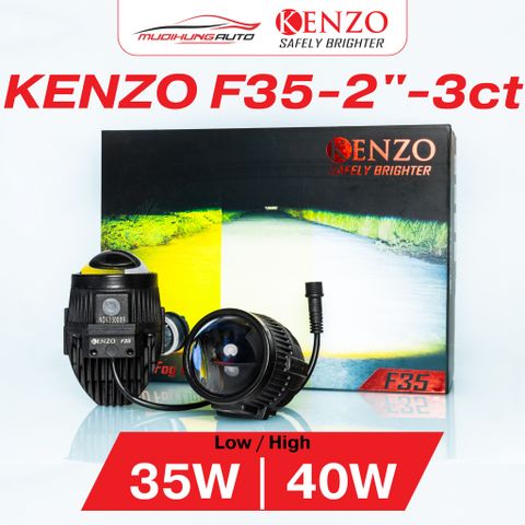 Đèn bi gầm Kenzo F35 2.0 inch - 3 nhiệt màu