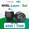 Đèn Bi Gầm NVEL Laser - 3 Nhiệt Màu