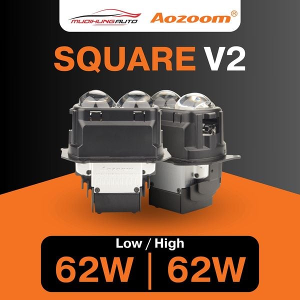 Đèn Bi LED Aozoom SQUARE V2