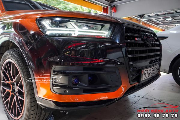 Combo Độ 4 Bi Gầm Eagle F-Light Chính Hãng Aozoom Cho Xe Audi Q7